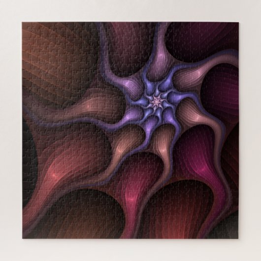 Magisch glanzend Abstract Gestreept Kleurrijke Fra Legpuzzel (Verticaal)