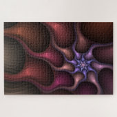 Magisch glanzend Abstract Gestreept Kleurrijke Fra Legpuzzel (Horizontaal)