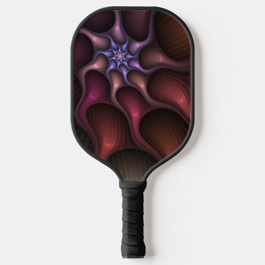Magisch glanzend Abstract Gestreept Kleurrijke Fra Pickleball Paddle (Voorkant)