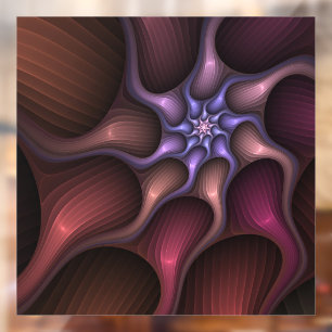 Magisch glanzend Abstract Gestreept Kleurrijke Fra Raamsticker