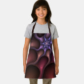 Magisch glanzend Abstract Gestreept Kleurrijke Fra Schort (Insitu)