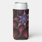 Magisch glanzend Abstract Gestreept Kleurrijke Fra Seltzer Blikjeskoeler (Seltzer Achterkant)