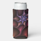 Magisch glanzend Abstract Gestreept Kleurrijke Fra Seltzer Blikjeskoeler (Seltzer Voorkant)