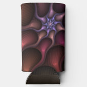 Magisch glanzend Abstract Gestreept Kleurrijke Fra Seltzer Blikjeskoeler (Achterkant)