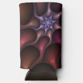 Magisch glanzend Abstract Gestreept Kleurrijke Fra Seltzer Blikjeskoeler (Voorkant)