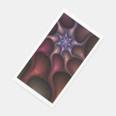 Magisch glanzend Abstract Gestreept Kleurrijke Fra Servet (Hoek)