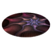 Magisch glanzend Abstract Gestreept Kleurrijke Fra Snijplank (Hoek)