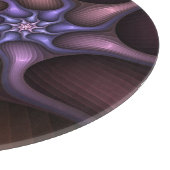 Magisch glanzend Abstract Gestreept Kleurrijke Fra Snijplank (Hoek)