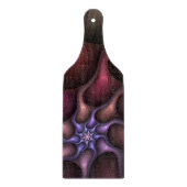 Magisch glanzend Abstract Gestreept Kleurrijke Fra Snijplank (Voorkant)