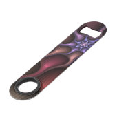 Magisch glanzend Abstract Gestreept Kleurrijke Fra Speed Flessenopener (Achterkant Gekanteld)