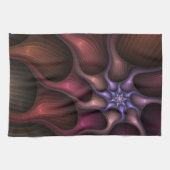 Magisch glanzend Abstract Gestreept Kleurrijke Fra Theedoek (Horizontaal)