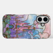 Magisch Glazen in lood kasteel met levendige paste Case-Mate iPhone Case (Achterkant (horizontaal))