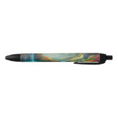 Magisch gloeiend bos Natuur Landschap Zwarte Inkt Pen (Bodem)