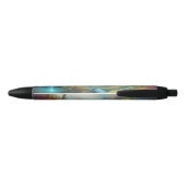 Magisch gloeiend bos Natuur Landschap Zwarte Inkt Pen (Achterkant)