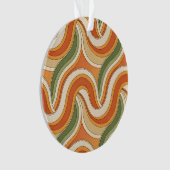 magisch golfpatroon ornament (voorkant)