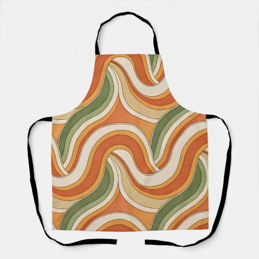 magisch golfpatroon schort (Voorkant)