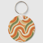 magisch golfpatroon sleutelhanger (Voorkant)