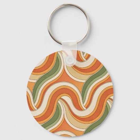 magisch golfpatroon sleutelhanger (Voorkant)