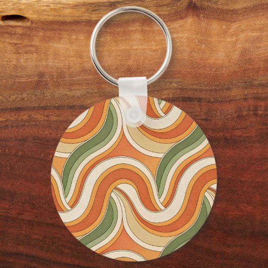 magisch golfpatroon sleutelhanger (Achterkant)