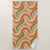 magisch golfpatroon strandlaken (Voorkant)