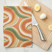 magisch golfpatroon theedoek (Quarter Fold)