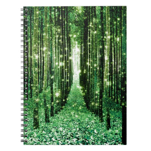 Magisch Groen Mysteriesbos Notitieboek (Voorkant)