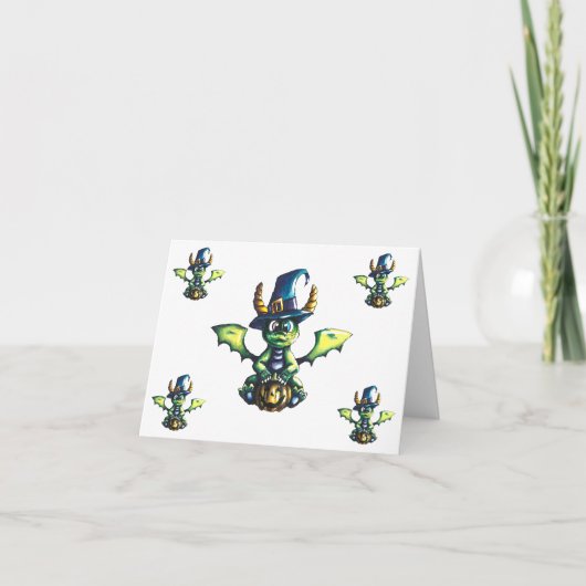 Magisch Halloween Dragon Design (Voorkant)