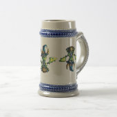 Magisch Halloween Dragon Design Bierpul (Voorkant rechts)