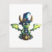 Magisch Halloween Dragon Design Briefkaart (Voorkant)