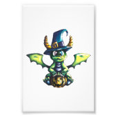 Magisch Halloween Dragon Design Foto Afdruk (Voorkant)
