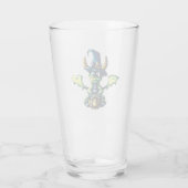 Magisch Halloween Dragon Design Glas (Achterkant)