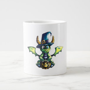 Magisch Halloween Dragon Design Grote Koffiekop