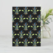 Magisch Halloween Dragon Design Kaart (Staand voorkant)