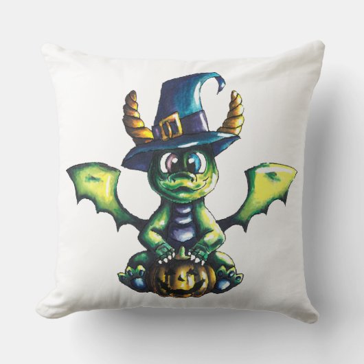 Magisch Halloween Dragon Design Kussen (Voorkant)