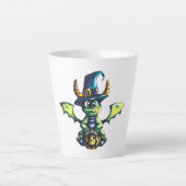 Magisch Halloween Dragon Design Latte Mok (Voorkant)