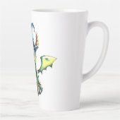 Magisch Halloween Dragon Design Latte Mok (Rechts)