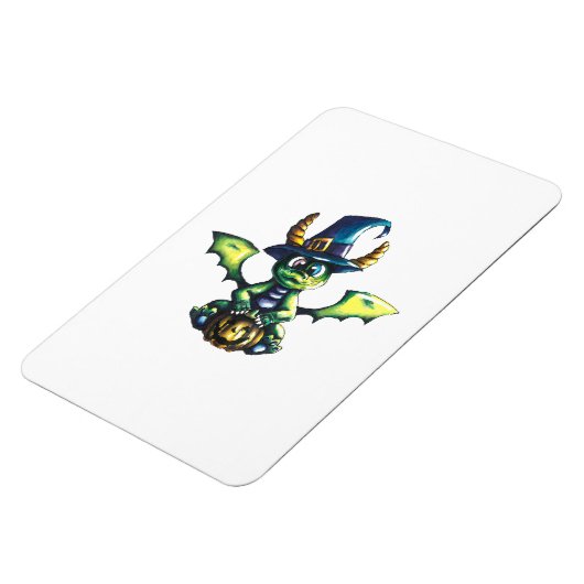 Magisch Halloween Dragon Design Magneet (Linkerzijde)