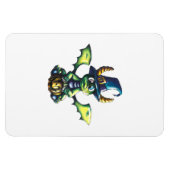 Magisch Halloween Dragon Design Magneet (Horizontaal)