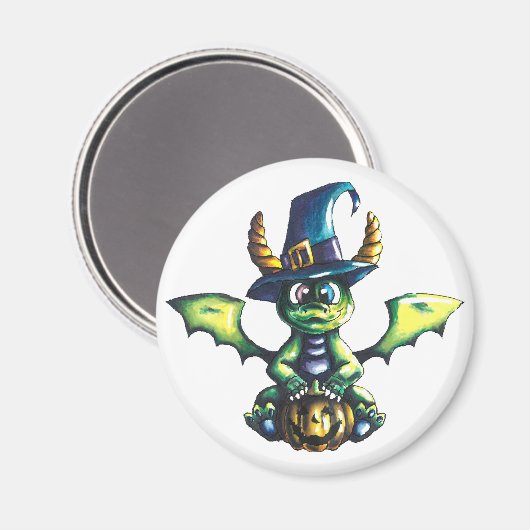Magisch Halloween Dragon Design Magneet (Voorkant / Achterkant)