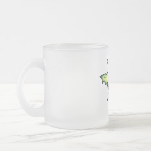 Magisch Halloween Dragon Design Matglas Koffiemok (Links)