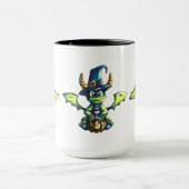 Magisch Halloween Dragon Design Mok (Midden)