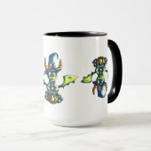 Magisch Halloween Dragon Design Mok (Voorkant rechts)