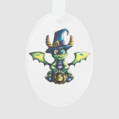 Magisch Halloween Dragon Design Ornament (voorkant)