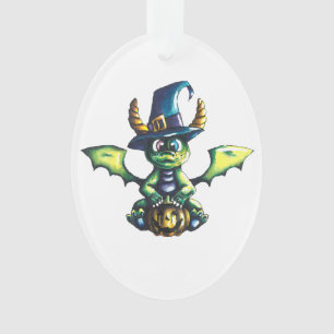 Magisch Halloween Dragon Design Ornament