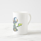 Magisch Halloween Dragon Design Porselein Kop (Voorkant rechts)