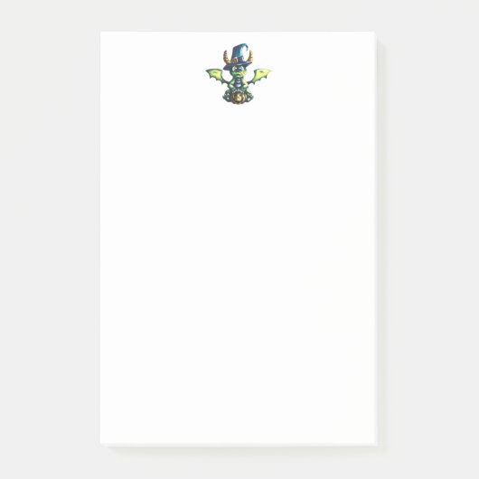 Magisch Halloween Dragon Design Post-it® Notes (Voorkant)