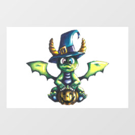 Magisch Halloween Dragon Design Raamsticker
