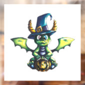 Magisch Halloween Dragon Design Raamsticker (Vel 2)