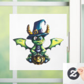 Magisch Halloween Dragon Design Raamsticker (Huis)