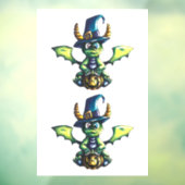 Magisch Halloween Dragon Design Raamsticker (Vel 3)